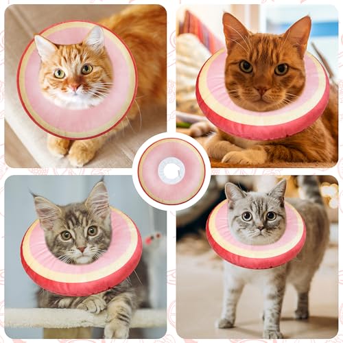 Cat Cone Collar Soft (Peach / Large)