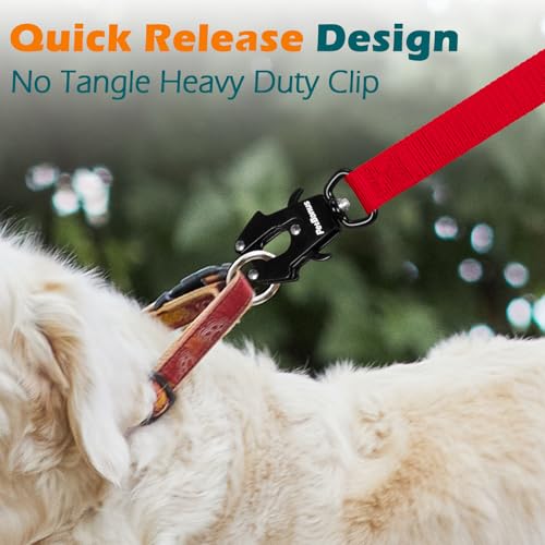 Heavy Duty Tactical Dog Leash (Red)