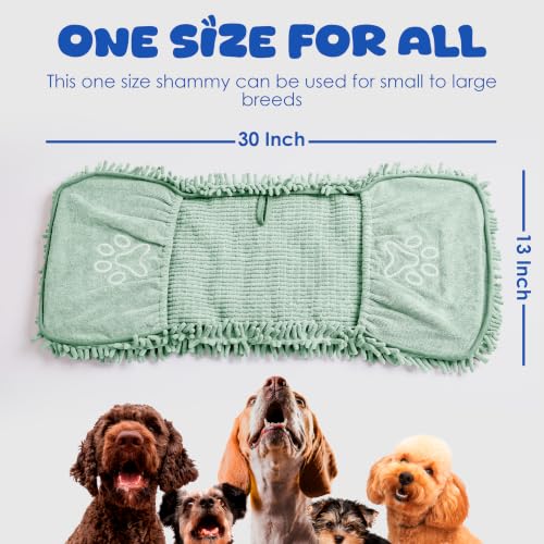Dog Towel for Drying Dogs (Green)