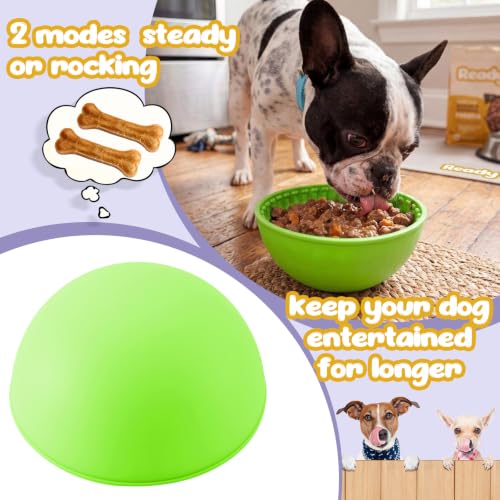 2 Pcs Dog Lick Bowl (Green, Purple)