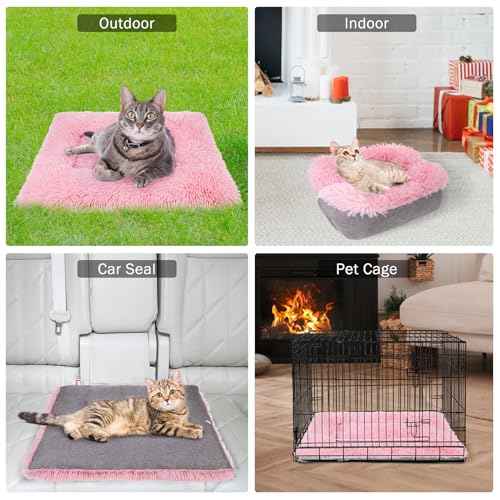 Self Warming Cat Bed (Pink / M: 20"x24")