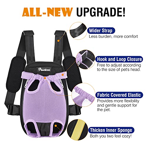 Pet Front Carrier Backpack for Small Medium Dogs (P-Purple / Medium (Pack of 1))