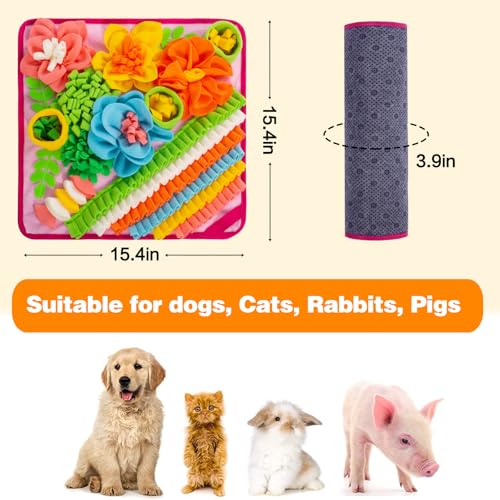 Snuffle Mat for Dogs (Pink)