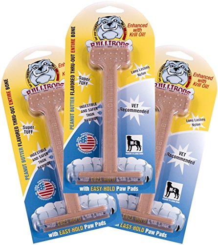 Nylon Dog Chew Toy for Aggressive Chewers (Large - 3 Pack)