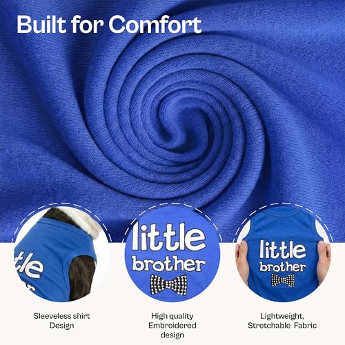 Dog Shirt 100% Cotton Shirts for Small Dogs (XX-Small (1-3lbs))