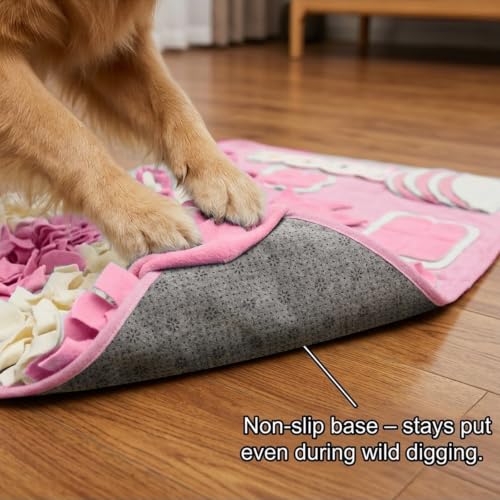Snuffle Mat for Dogs (Pink / Medium 22x38 inch)