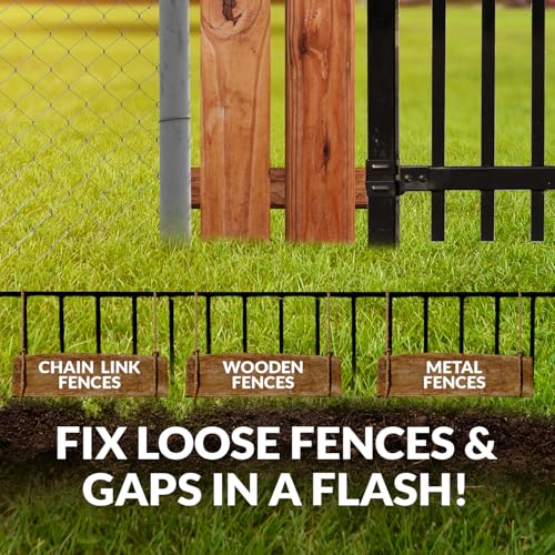 Original Animal Barrier Garden Fence Small (Pack of 25 (Black))