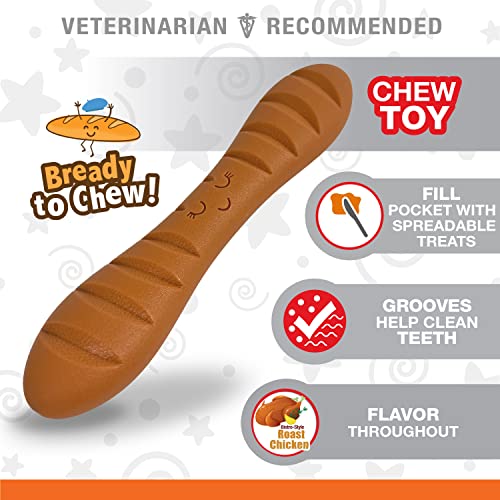 Baguette Power Chew Toy for Dogs (Baguette 1 Pack / Large)