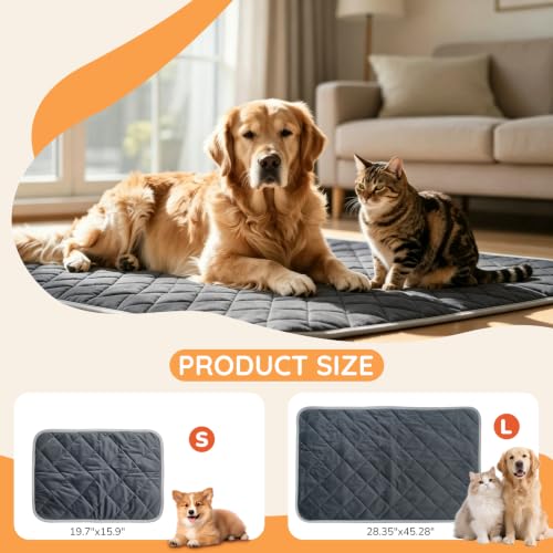 Self Warming Dog Bed Mats for Medium Large Pet (45*28inch)