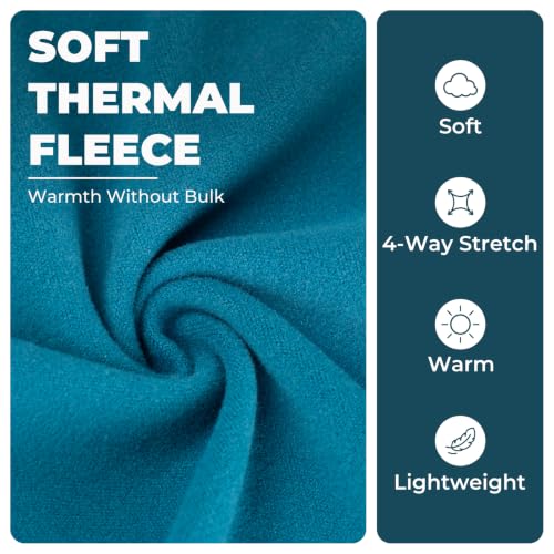 Dog Sweater Soft Fleece Warm Turtleneck Dog Sweaters for Small Dogs (Large / Blue)