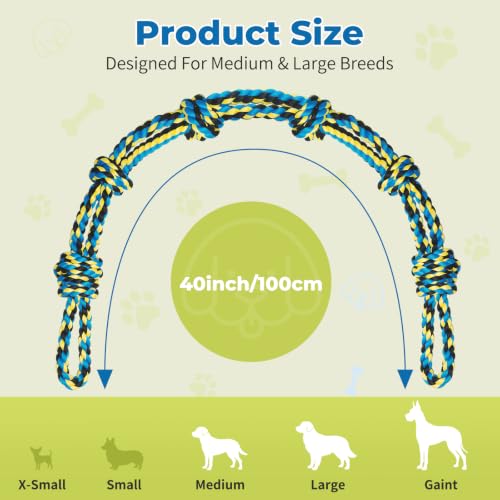 40 Inch Dog Rope Toy for Aggressive Chewers