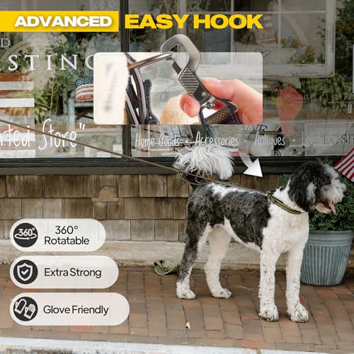 Heavy Duty Dog Leash for Medium Large Dogs (5 Feet (Pack of 1) / Brown)