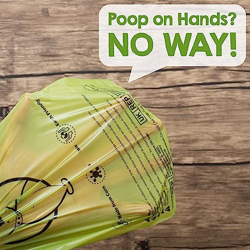 Dog Poop Bags Rolls with Dispenser & Holder (1 Count (Pack of 510))