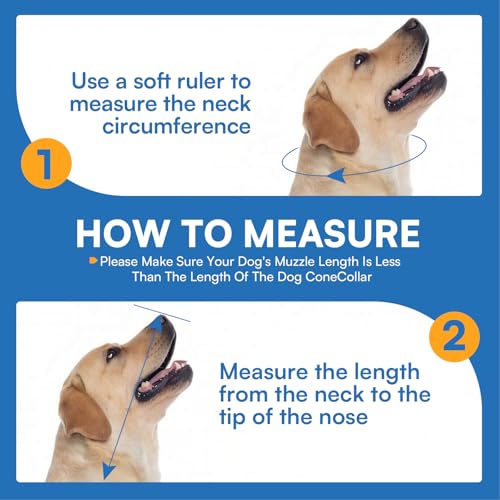 Dog Cone Cone for Dogs to Stop Licking (M / USAFlag)