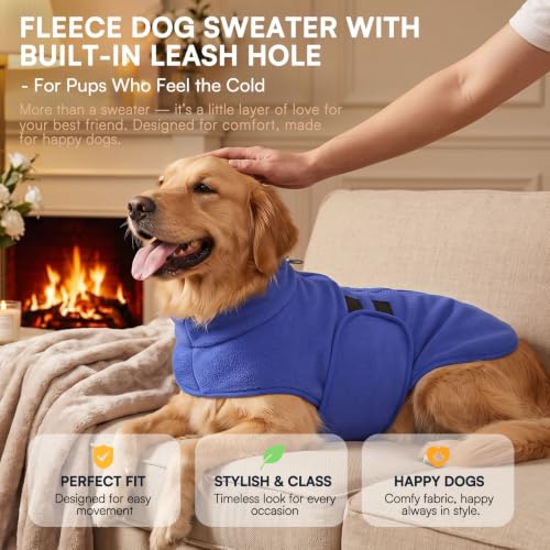 Dog Sweaters for Medium Dogs (Blue / Medium)