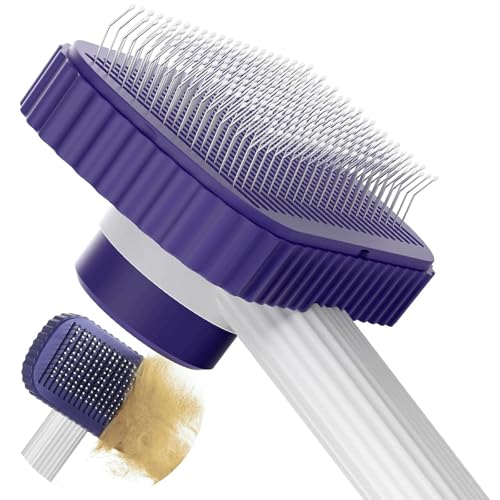 Cat brush Cat Brush for Long or Short Haired Cats (Dark Blue)