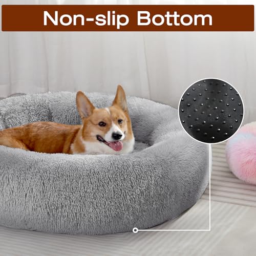 Dog Bed Calming Anti (31" / Smoke Black)