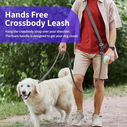 Hands Free Dog Leash by Kazazoo (Black / M)
