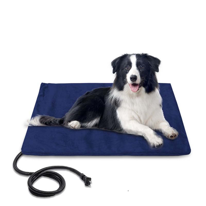 70x40CM Pet Heating Pad with Chew Resistant Cord for Cat and Dog (Medium)