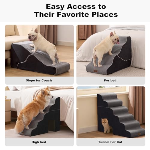 Dog Ramp for High Beds with Tunnel