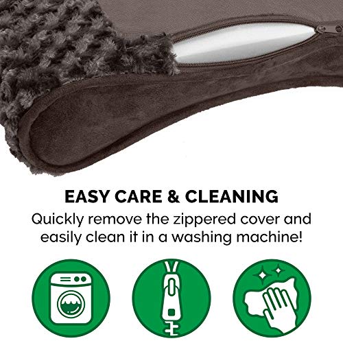 Orthopedic Dog Bed for Extra Large Dogs w (Giant/XXXL / Chocolate)