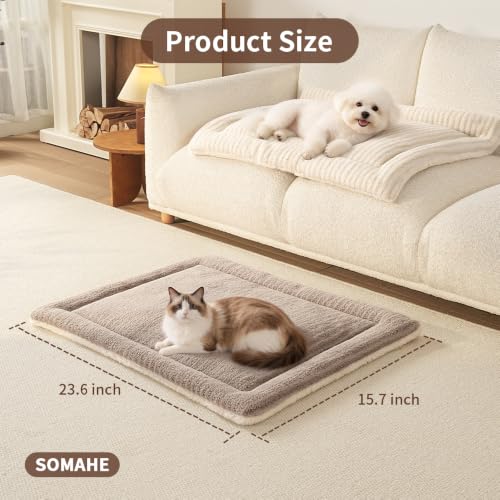 Self Warming Cat Bed Mat (Milk / M(23.6×15.7x 1.5inch))