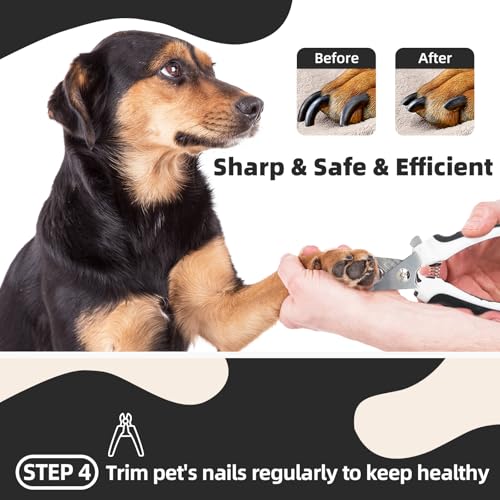 Dog Brush for Shedding (A-Black)