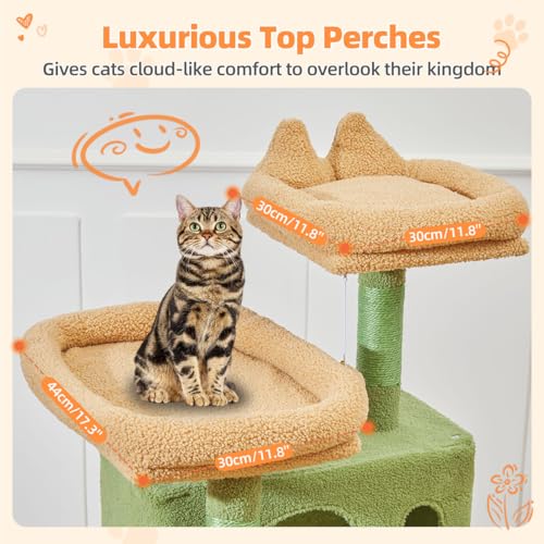 Cactus Cat Tree (Cactus / 57.5 Inches)