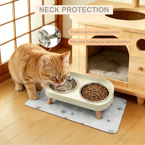 Elevated Dog Bowl (White / Small)