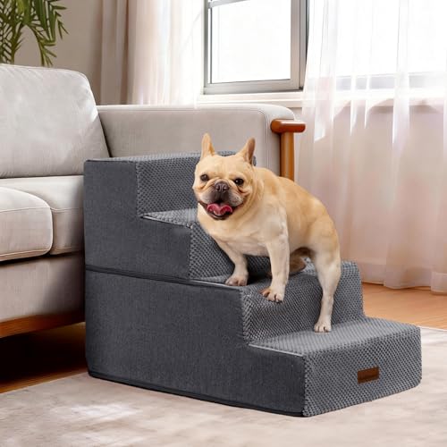 Dog Steps for Bed or Couch (Grey)