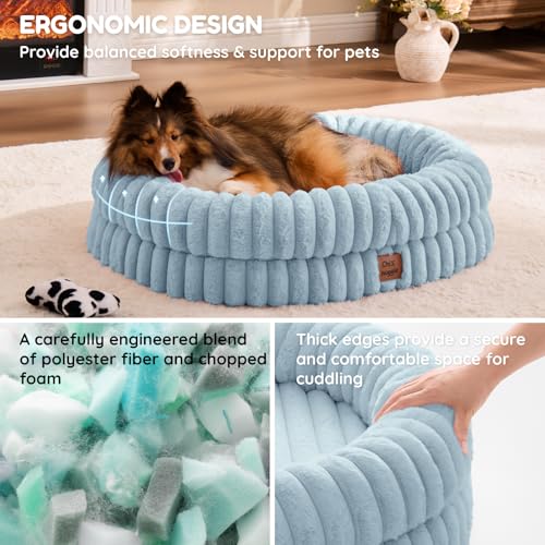 Orthopedic Dog Bed (Light Blue / M(30*24*7))