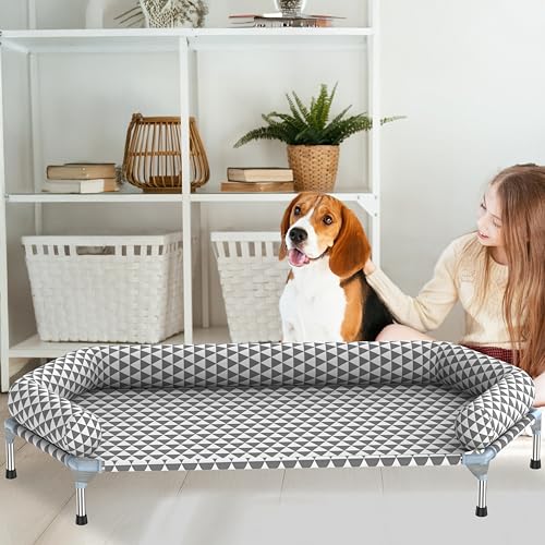 Orthopedic Dog Beds for Large Dogs (6 sided Bolster X-Large)