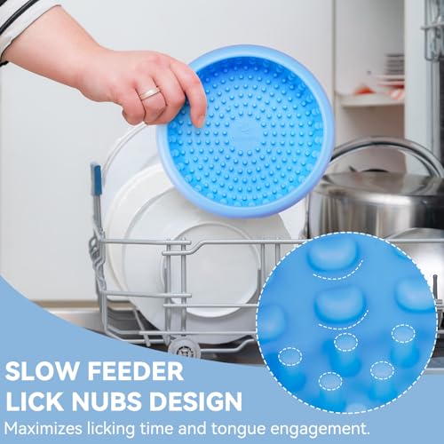 Dog Lick Bowl (L / Baby blue)