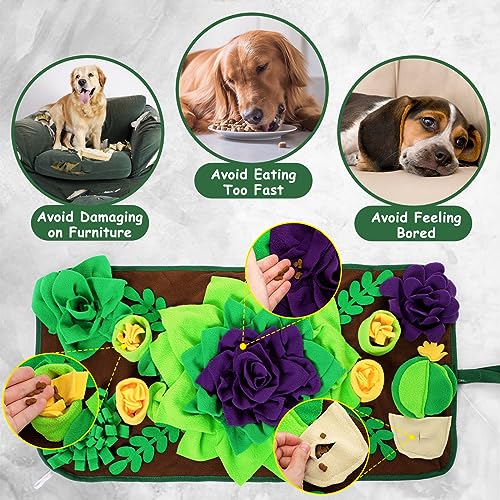 Snuffle Mat for Small & Medium Dogs and Cats (30.7"L x 15.7"W)