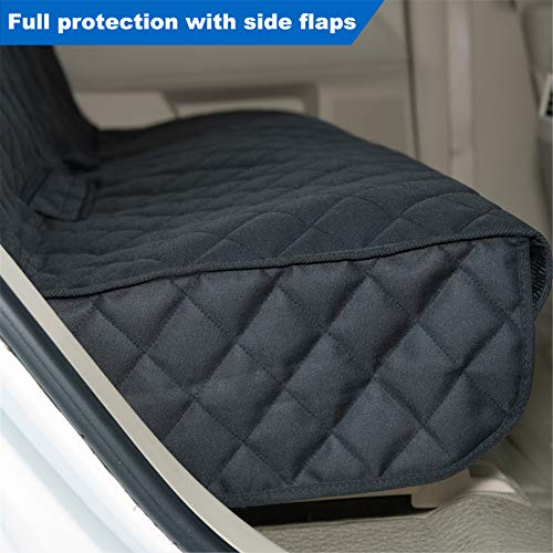 Bench Car Seat Cover Protector (49" L × 56" W / BLACK)