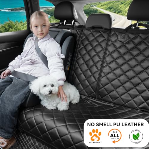 Dog Car Seat Cover for Back Seat (Black / Standard Back Seat Cover)