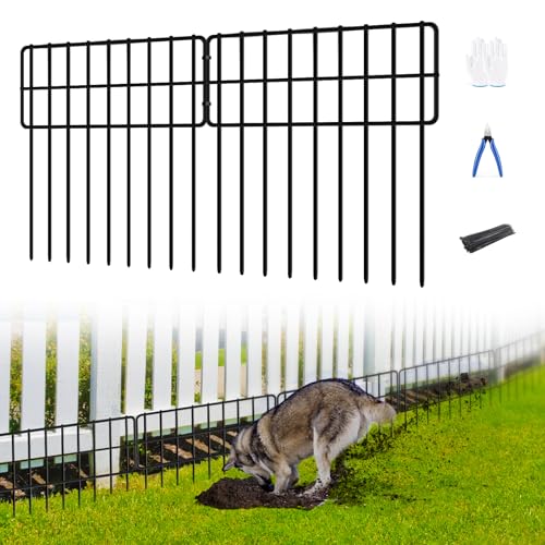30Panels Garden Fence Animal Barrier (13inches（H）X 30ft（L）)