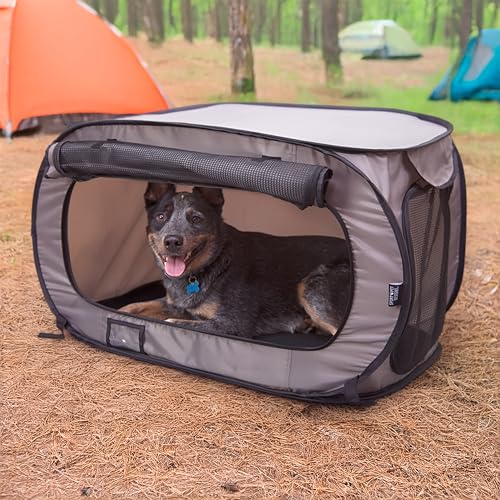 Large Pop Open Kennel (Tan)