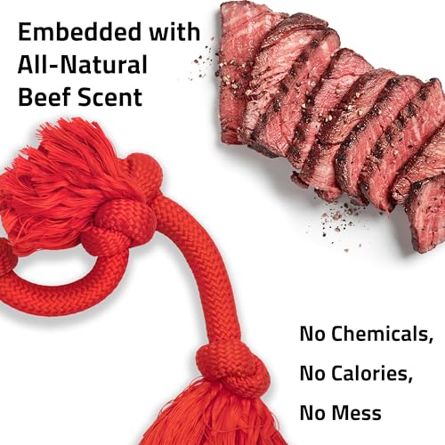 Tug Rope Dog Toys for Large Breed Dogs (Mega / Beef)