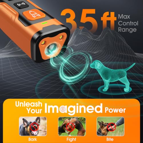 Stop Dog Barking Fast & Safely (Orange)