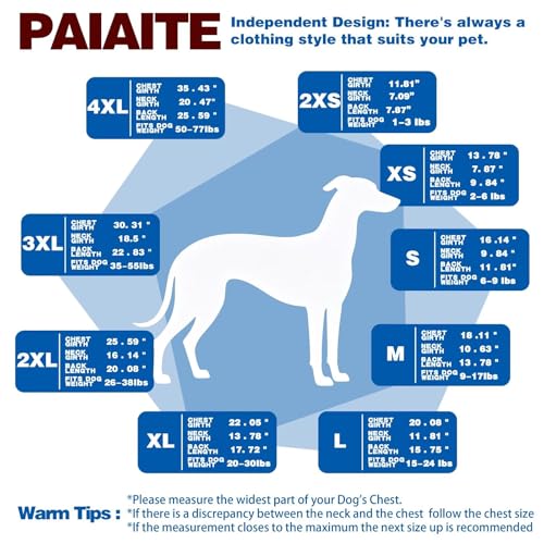 Dog Shirts Striped Sleeveless Cotton Tank Top for Small Medium Dogs (2XL-(26~38lb) | Chest(~25.5") / Red)