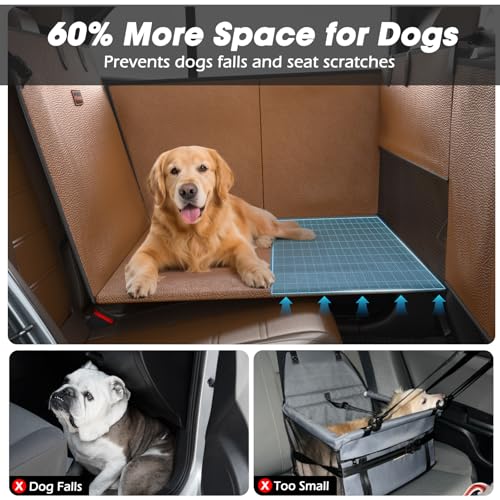 XL Dog Car Seat (Brown / XL)