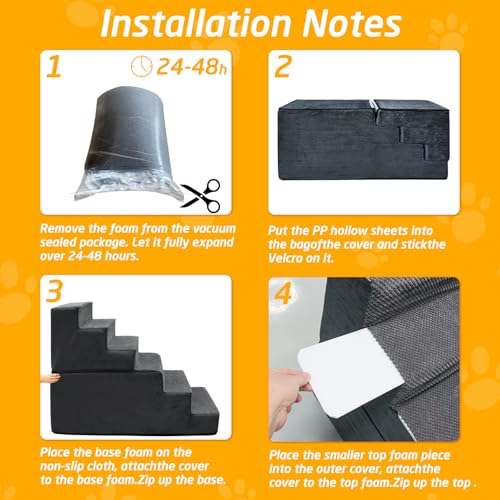 28" H Dog Stairs for Small and Medium Dogs 6 - PetSolution