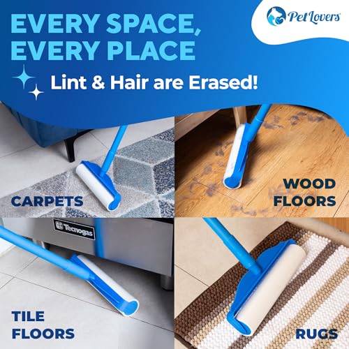 Extra Sticky Floor Lint Roller 4 Pack of Refills Only