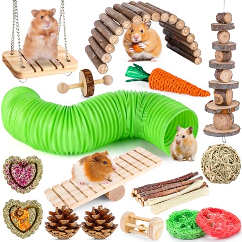 Hamster Toys Set (28Pack-hamster toys)