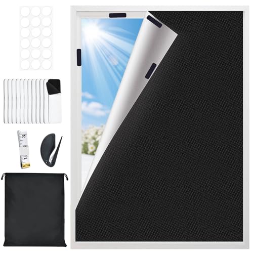 Portable Blackout Curtains (57"W x 157"H)
