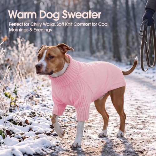 XXXL Dog Sweater (Pink / XXX-Large)