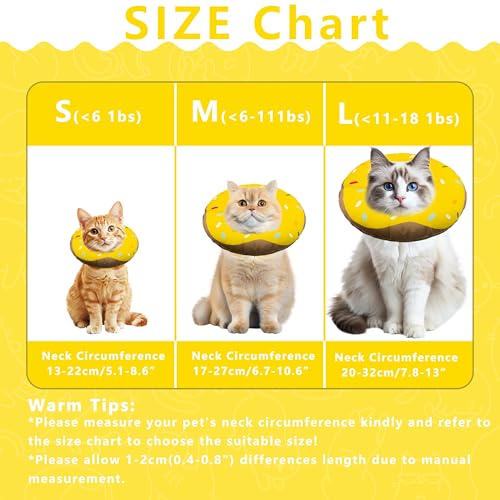 Cat Cone Collar (Waterproof Yellow / Small)