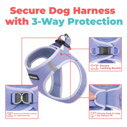 Voyager Step in Air Dog Vest Harness (Lavender / XL (Chest: 20.5 - 23"))