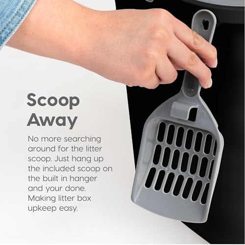 Large Top Entry Cat Litter Box (Top Entry / Black)